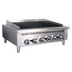 Thumbnail image #2 for Black Diamond 36-Inch Heavy Duty Radiant Gas Countertop Charbroiler, 6 Burners