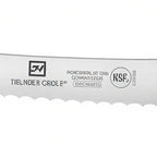 Thumbnail image #1 for Thunder Group SLKF509 Curved Bread Knife, 9-1/2-Inch German Steel Blade, Soft-Grip Handle Case of 6
