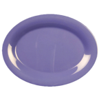 Thumbnail image #1 for Thunder Group CR209BU Oval Melamine Platter, 9-1/2" x 7-1/4", Purple Case of 4 Dozen