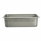 Thumbnail image #1 for Libertyware 5006P Perforated Full-Size Steam Table Pan, 6 in Deep, 25 Gauge 18/8 Stainless Steel Case of 12