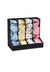 Thumbnail image #5 for Dispense-Rite GFBO-4BT 4-Section Black Polystyrene Packeted Condiment Organizer