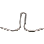 Thumbnail image #1 for AllPoints Foodservice Parts & Supplies 263865 Double Stainless Steel Sliding Pot Rack Hook for 1/4" x 2" Bar