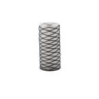 Thumbnail image #1 for Sterno Industrial Chic 85244 Round Wire Brandy Lamp Base, Black, Diamond, 6" H x 2-3/4" Dia.