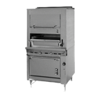 Thumbnail image #1 for Montague Company Legend 136W36 36-Inch Gas Infrared Upright Broiler, Range Match, Standard Oven Base with Warming Oven