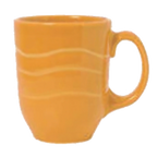 Thumbnail image #1 for Libbey Cantina 903033004 Porcelain Coffee Mug, 11 oz, Saffron