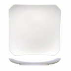 Thumbnail image #1 for International Tableware Paragon PA-90 Square Porcelain Plate, 9-1/4", Coupe Rim, Bright White
