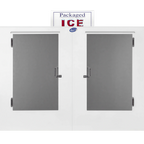 Thumbnail image #2 for Leer 3444301 Outdoor Ice Merchandiser, 100 cu. ft., Solid Doors, Bottom-Mounted Self-Contained Refrigeration