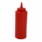 Thumbnail image #1 for Libertyware SB12R 12 oz Red Plastic Squeeze Bottle with Standard Single-Tip Cap Case of 6 Dozen