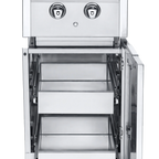 Thumbnail image #1 for Crown Verity MODULAR ICM-SBNG-2D-LT Cabinet Module with Dual Natural Gas Side Burners, Light Package, and Two Single Drawers