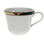 Thumbnail image #1 for Vertex China Alpine AL-1-PS Porcelain Coffee Cup with Handle, 8-1/2 oz, Polished Foot Case of 3 Dozen
