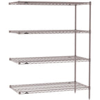 Thumbnail image #1 for Metro Super Erecta SE-2436K4-63-A4 Add-On Wire Shelving Unit, 36"W x 24"D x 63"H, 800 lb. capacity per shelf, 2000 lb. capacity per unit, 1" shelf