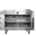 Thumbnail image #1 for AMPTO WeGrill ABERDEEN-E Electric Infrared Overfire Broiler, Single Deck, Stainless Steel