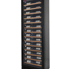 Thumbnail image #1 for Beverage Factory Allavino VSW6771S-1BL-WD Commercial Wine Refrigerator, 67-Bottle, Single-Zone, Left-Hinged Glass Door, Black