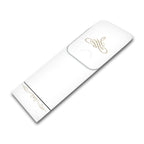 Thumbnail image #1 for Dinex DXCTCAD35000 Paper Cutlery Sleeve with Flap, Pre-Loaded 2-Ply 16" x 16" Napkin, Filigree