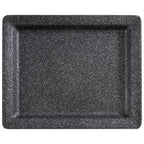 Thumbnail image #1 for Libbey APS Germany - Frostfire APS 30501 Half GN Rectangular Cast Aluminum Tray with Dark Speckled Non-Stick Finish