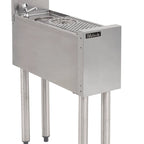 Thumbnail image #6 for Perlick Corporation Top Shelf TSF8PS-BRT 8-Inch Freestanding Stainless Steel Underbar Prep Sink with Cutting Board, Glass Rinser & Tool Well Faucet