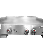 Thumbnail image #1 for Connerton CEG-17-T Countertop Gas Griddle, 17"W x 19" Cooking Surface, 1" Polished Steel Plate, Thermostatic Control
