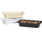 Thumbnail image #1 for G.E.T. ML-18-BK Melamine Food Pan/Insert Pan, GN 1/2 Size, 2-1/2" Deep, Black Case of 3