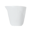 Thumbnail image #1 for Libbey Reflections 911194502 Porcelain Creamer, 3 oz, Without Handle, Curved Lip and Polished Foot