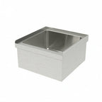 Thumbnail image #1 for GSW USA SE2024FM-UP Floor-Mount Stainless Steel Mop Sink with 1-Inch Upturn, 24W x 20D x 15H