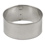 Thumbnail image #1 for JB Prince M403 A Round Stainless Steel Cutter for 4 oz. Molds, 2"