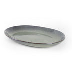Thumbnail image #1 for Mikasa Hospitality (Lifetime Brands, Inc.) Select Concept 01-757-1-60 Green Oval Stoneware Platter, 11.4 x 15.7 in Case of 3