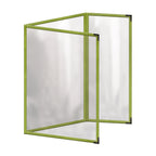 Thumbnail image #1 for Risch Deluxe TEDQ 8.5X11-NYLON Sewn Nylon Vinyl Triple-Fold Menu Cover, 8-1/2" x 11" Case of 24