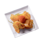 Thumbnail image #1 for Steelite Homer, Pristine HL0696000 Square China Tray, Rolled Edge, 4 1/2" x 4 1/2" Case of 3 Dozen