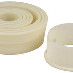 Thumbnail image #1 for JB Prince Matfer T234 8 Round Plastic Cookie Cutter Nesting Set, 8-Piece, 1-1/8 to 4 in Diameter, 1-3/8 in High