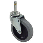 Thumbnail image #1 for AllPoints Foodservice Parts & Supplies 35116 Cart Stem Caster, 4-Inch Wheel, 125 lb Capacity, 7/16-Inch Stem, No Brake