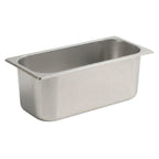 Thumbnail image #1 for Omcan AK372 Gelato Pan, 5.9 liter capacity, reinforced impact-resistant corners, polished stainless steel, NSF