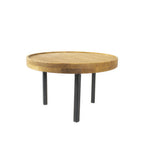 Thumbnail image #1 for Mikasa Hospitality (Lifetime Brands, Inc.) Select Concept BQ803L Round Wood Buffet Riser, Black, 3-Leg, 12.59" x 12.59" x 7.75"