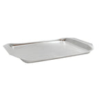 Thumbnail image #1 for TableCraft Products Better Burger 20004 Rectangular Stainless Steel Serving Tray, 14" x 10" x 1/2" Case of 12