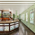 Thumbnail image #1 for Oscartek Gala GALA CC2100 Refrigerated Cheese & Charcuterie Wall Deli Case, 86"W, Straight Glass, Stainless Steel, 3 Shelves