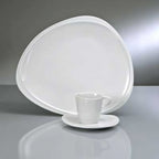 Thumbnail image #2 for 1880 Hospitality Mood by Oneida® R4700000440 Porcelain Freeform Tray, 16-1/4" Long, Bright White 1 Dozen