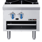 Thumbnail image #1 for Blue Air FSE LLC Blue lava (Blue air) BLSP1-L Gas Low Stock Pot Range, 18"W, 3-Ring Cast Iron Burner, Stainless Steel Front & Sides