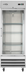 Thumbnail image #6 for KoolMore 29-Inch One-Section Glass Door Reach-In Refrigerator, 21 Cu. Ft., Bottom-Mount Self-Contained, Stainless Steel