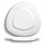 Thumbnail image #1 for International Tableware Triad TD-6 Porcelain Triangular Plate, 5-3/4", Coupe Rim, Bright White Case of 3 Dozen