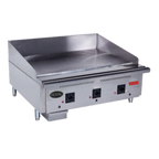 Thumbnail image #1 for Royal Range of California Delux Series RD85-72 Countertop Gas Griddle, 72" W x 24" D, 1" Smooth Steel Plate, Thermostat Controls