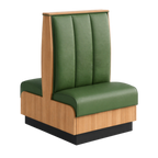 Thumbnail image #1 for ATSMFG ATS AT&S-ADD-KR48-3CH GR5/COM Single Upholstered Booth, 30" Long x 48" High, 3-Channel Back
