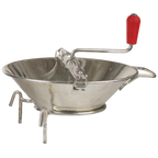 Thumbnail image #1 for JB Prince U816 Manual Food Mill, 8 qt, 14 in Diameter, Tinned Steel, Double Pulping Area, Sieve Not Included