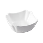 Thumbnail image #1 for CAC China RCN Specialty Items SLB-9 Porcelain Square Salad Bowl, 108 oz, 9" x 9" x 4-1/2" 1 Dozen