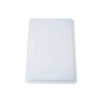 Thumbnail image #1 for CAC China FS4F-CV-W Full-Size Food Storage Box Cover, White Polypropylene, 26 x 18 in Case of 6