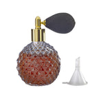 Thumbnail image #1 for Mercer Culinary Barfly M37233GD Gray Glass Bulb Atomizer/Mister, 100 ml, Raised Diamond Grip, Gold Top Case of 12