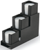 Thumbnail image #2 for AcryFab VL-3 Countertop Step-Design Lid Organizer Tower