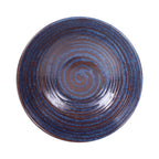 Thumbnail image #2 for G.E.T. Stardust - EGS B400082-SDB Round Melamine Bowl, 40 oz., 8" Diameter x 2-1/2" H, Blue Case of 6