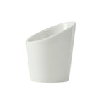 Thumbnail image #1 for Tuxton China Linx GLP-651 Slanted Porcelain Side Dish, 6 oz, 3-1/4" x 3-7/8" x 3-7/8" H 1 Dozen