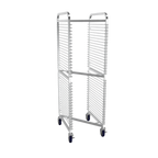 Thumbnail image #1 for Winholt Equipment WP-1836-N-2LC Mobile Aluminum Nesting Pan Rack, 36-Pan Capacity, 21"W x 23-3/4"D x 69-1/4"H