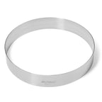 Thumbnail image #1 for JB Prince MA285 20 Seamless Round Stainless Steel Cake Ring, 7.87" Diameter x 1.38" High
