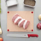 Thumbnail image #2 for Epicurean Cutting Surfaces, LLC 622-14110101 Composite Cutting Board, 14.5 x 11.25 x 3/8 in, Natural with Red Feet Case of 2
